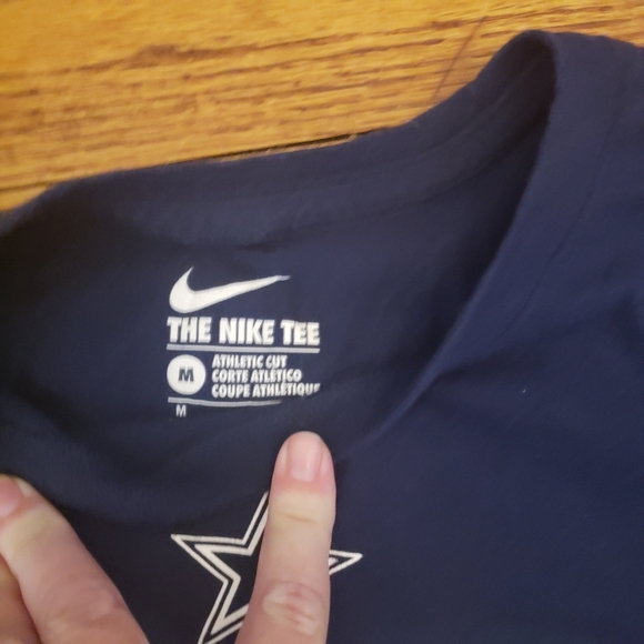 NFL Dallas Cowboys Elliot The Nike Tee dark blue and white t-shirt size medium - Picture 4 of 5